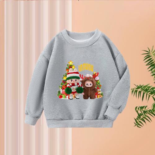 Set bộ nỉ in hình LABUBU 5D sắc nét, phom dáng đẹp cho bé trai, bé gái từ 6-30kg 6