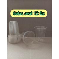 Gambar Gelas oval 12 Oz tanpa tutup - - dari Anugrah Plastik_NEW Kota Surabaya 1 Tokopedia