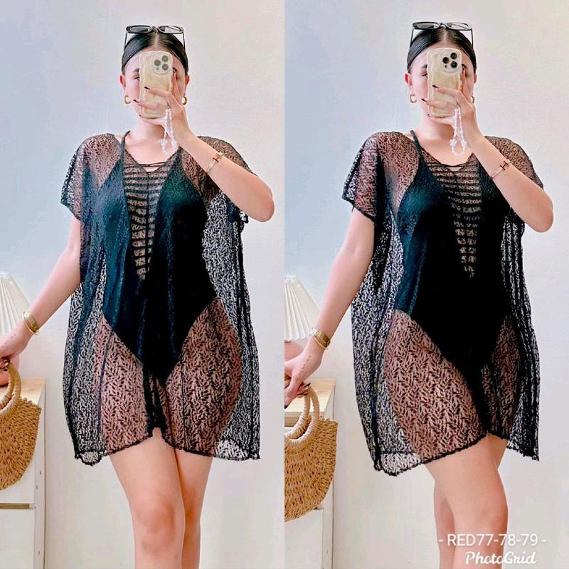 [NEW] Lace Cover Up; Fit up to 2XL to 3XL (Inner not included) 2