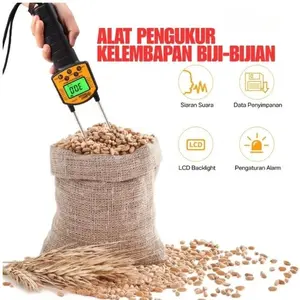 grain moisture meter, Smart Sensor Digital MC Tester Alat Kelembaban Kacang Pengukur Kadar Air Alat Kelembaban Kacang Gandum Jagung Beras Biji Bijian