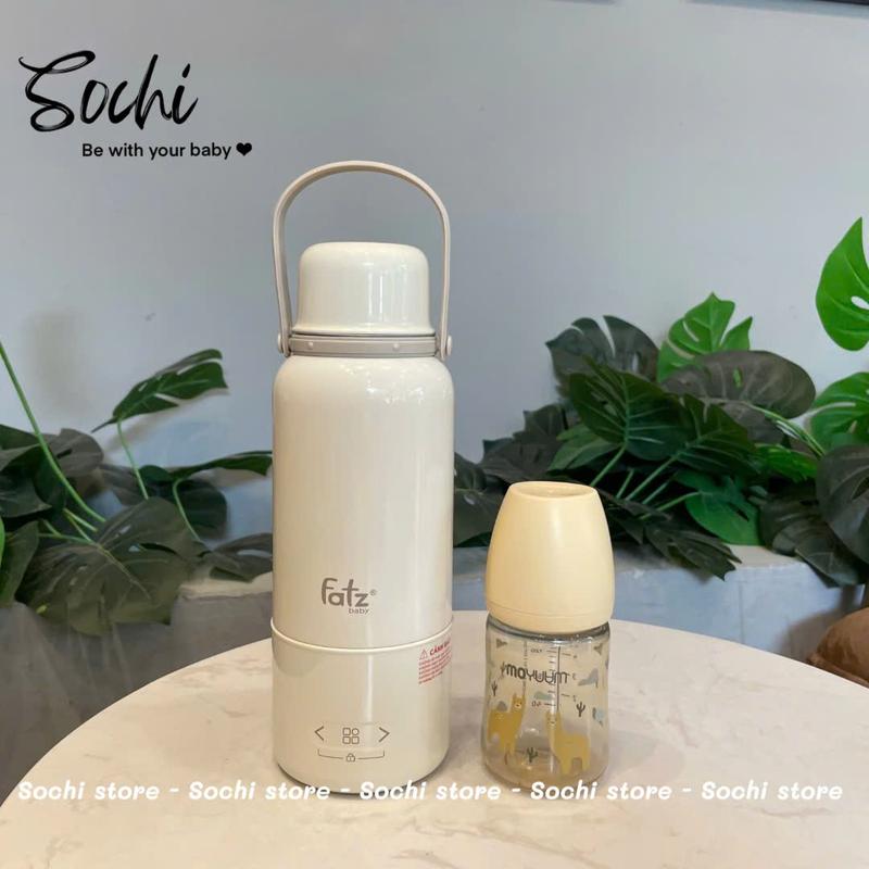 Bình đun và hâm nước pha sữa di động Mini Smart 12 Plus (Đun sôi và hâm nước) cầm tay cho bé