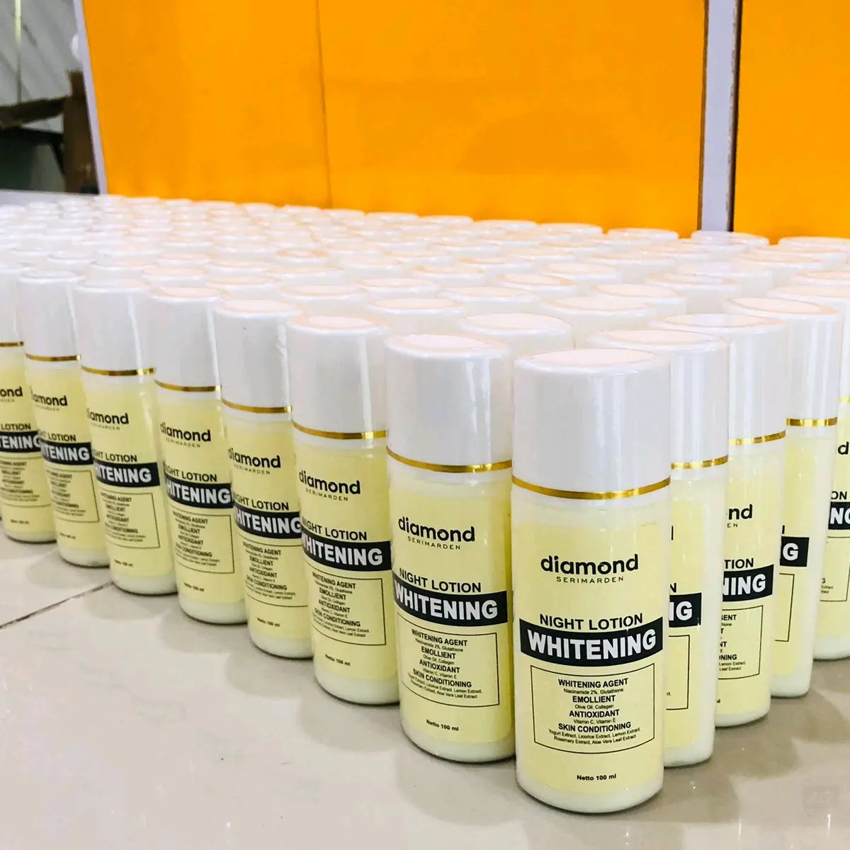 Lotion night diamont 100gr paket 10pcs