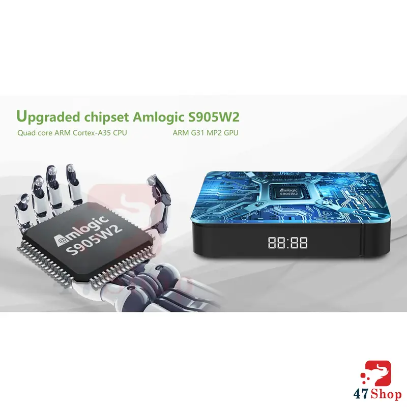 Android TV Box Tanix W2 dual (TX3 Lite) - Amlogic S905W2, Android 11, Dual Wifi 6