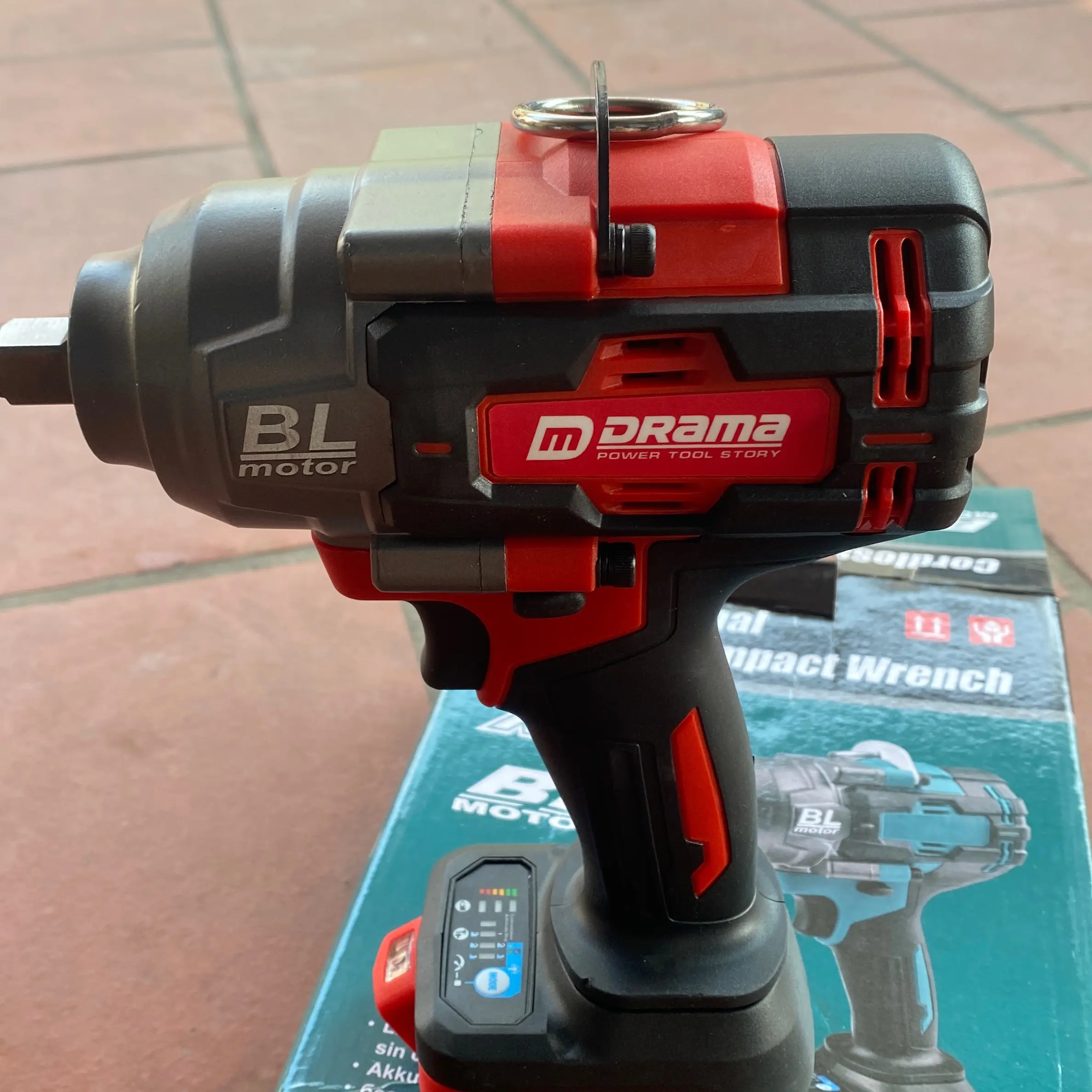 Thân Máy Siết Bulong Drama XPT BLMOTOR  Không Chổi Than Lực Siết Khủng 1880n.m SIẾT ỐC 38