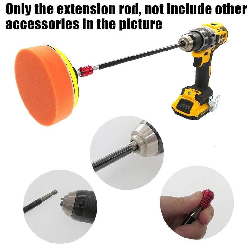 Giá Đỡ Mũi Khoan Tuốc Nơ Vít Tháo Nhanh, 300mm, 1 / 4 "Bit Hex, Thanh Nối Dài Từ Tính 1