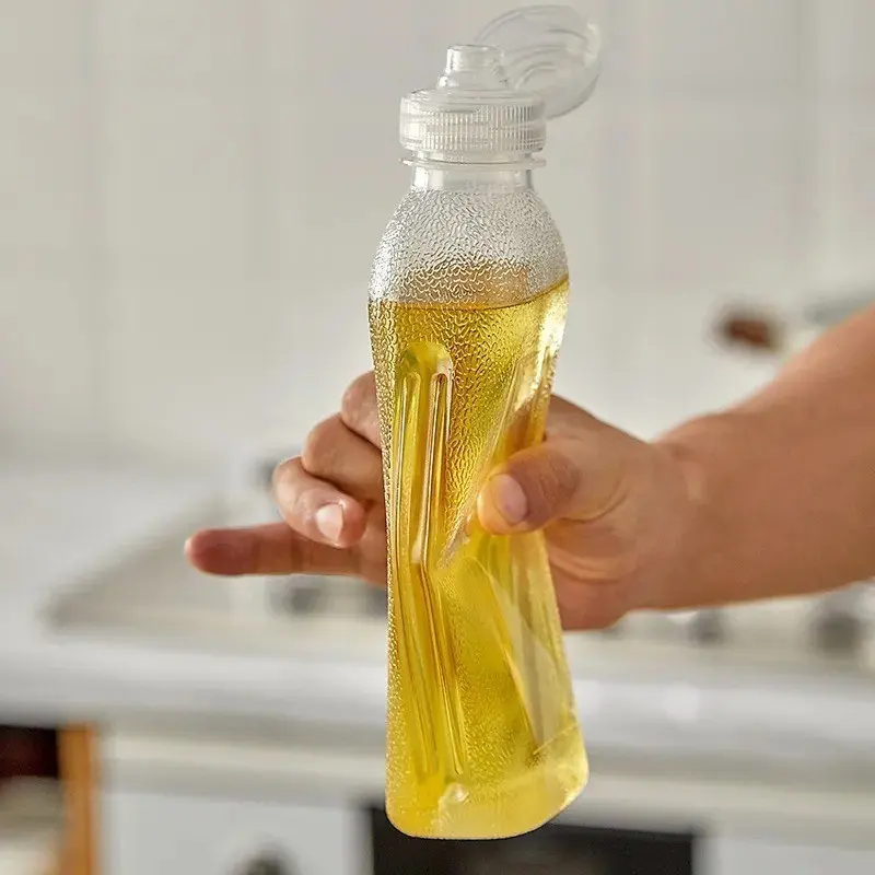 Vinnatsu Botol Bumbu Ekstrusi/Tempat Minyak Goreng Aesthethic/Botol Minyak Kaca Anti Tumpah Estetik/ Wadah Saos Vinegar Kecap 4