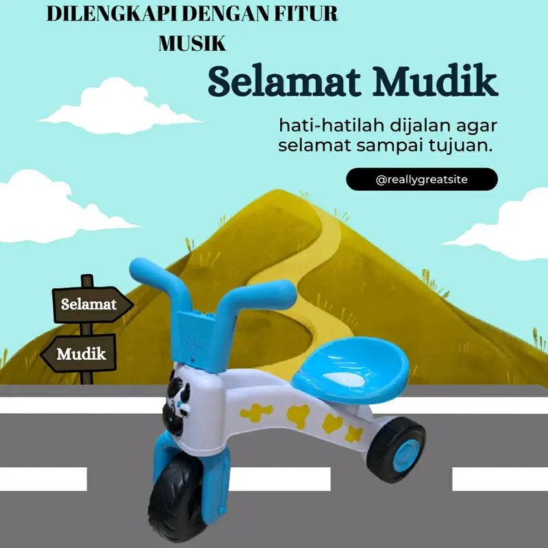 Mainan Sepeda Sapi Anak Roda 3 FD 306 Musik - Toys 2