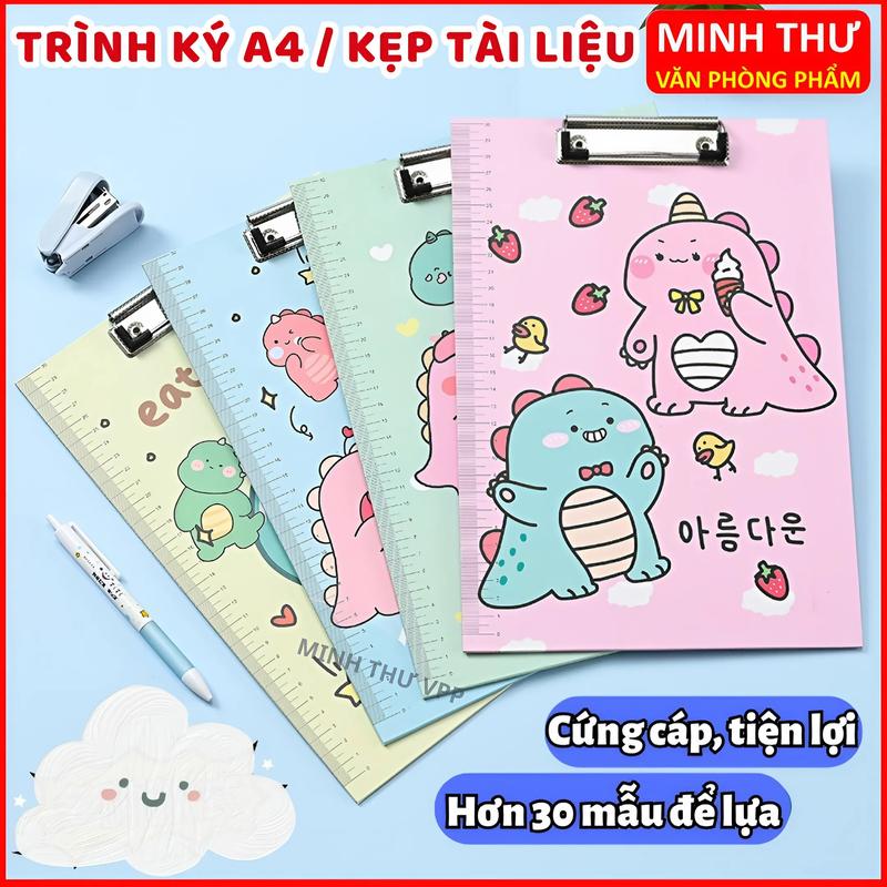 Bìa Kẹp Tài Liệu Bìa Trình Ký A4 Kẹp File Tệp Đựng Giấy Đề Cương Hồ Sơ  Văn Phòng Phẩm Nhiều Mẫu Hoạt Hình Xinh Xắn Cho Học Sinh (Giao Mẫu Trai Gái Ngẫu Nhiên)