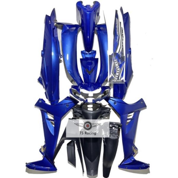 Dàn áo sirius 110 - sirius 50 - xanh mực - xanh GP - tặng team 3 lớp