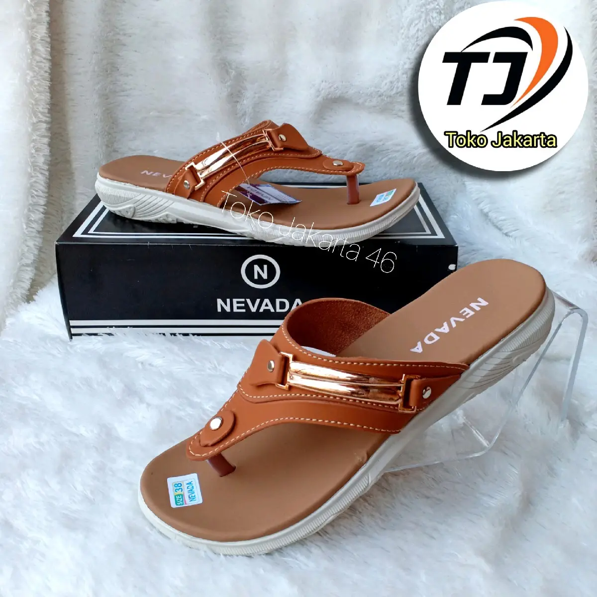 Sandal wanita Japit jepit terbaru - sandal cewek viral - sandal trend masakini