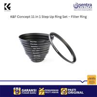 Gambar K&F Concept 11 in 1 Step Up Filter Ring Set for Universal Camera dari Sentra Digital Kota Surabaya 3 Tokopedia