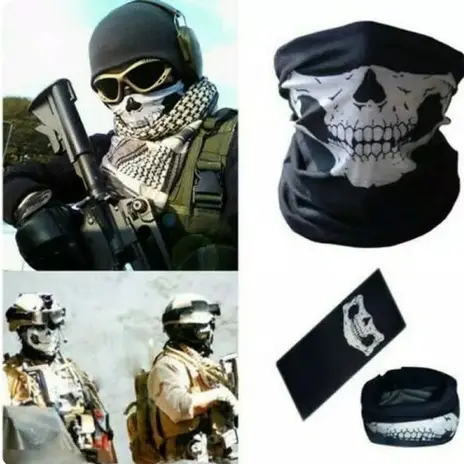 BUF RAHANG / masker motor slayer tengkorak bandana