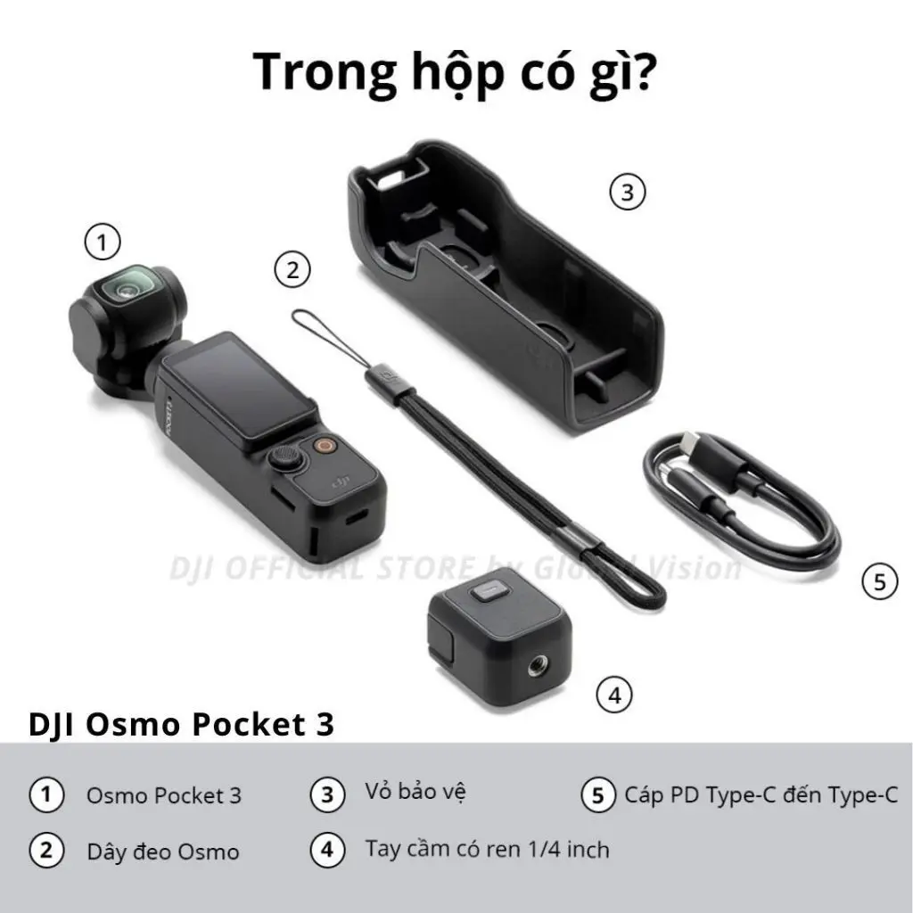 DJI Osmo Pocket 3 Camera cầm tay bỏ túi nhỏ gọn, quay video vlog sắc nét 4K 120fps (DJI OP 3) | BigBuy360 - bigbuy360.vn DJI Osmo Pocket 3 Camera cầm tay bỏ túi nhỏ gọn, quay video vlog sắc nét 4K 120fps (DJI OP 3) | BigBuy360 - bigbuy360.vn