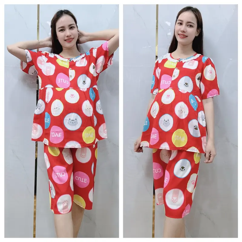 BOBIMOM | Bộ bâu LỬNG QUA GỐI Chất lanh, tôn 2 da thái mềm mát, ĐẸP RẺ cho me bâu thoải mái dễ chịu suốt thai kỳ Váy Bầu Đầm Bầu 5