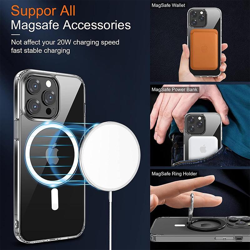 Product Introduction of Ốp Trong Suốt Từ Tính, Chính Thức, Dành Cho iPhone 16, 15, 14, 13, 11, 12, Pro Max, Plus, Sạc Không Dây, Chất Liệu Acrylic, Có Hộp, Ốp lưng  titan ốp  lưng op  lung op  lung miếng  dán ốp  lưng  dep ốp  lop ear ốp  lưng Phụ Kiện Cao Su 9