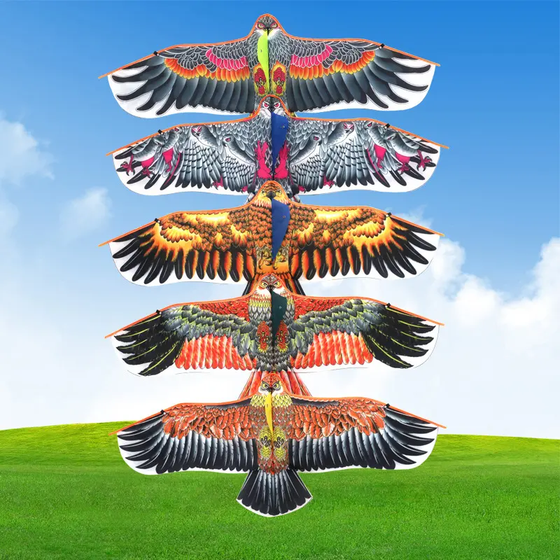 [wil]1.1M Eagle Kite With 30 Meter Kite Line Large Eagle Fly Bird Kites Children Gift Family Trips Garden Outdoor Sports Game Toy