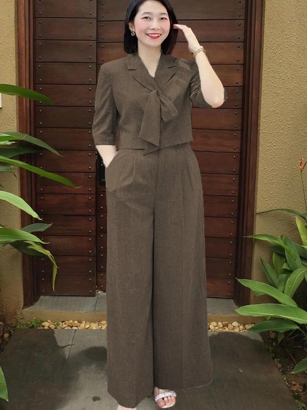 Set Bộ Công Sở Nữ, Set Bộ Gỉa Vest, Đồ Thiết Kế, Cao Cấp, setdomac nhaxinh ,Mã MH50