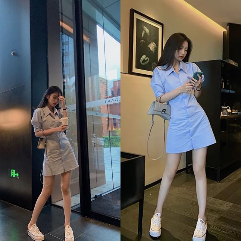 Váy đầm AA22 phom chữ A phong cách thanh lịch, duyên dáng  - Voi Dress Nữ Women 4