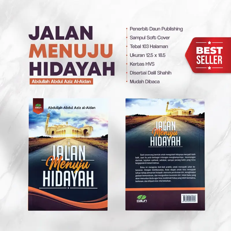 Paket Buku Jalan Menuju Hidayah - Rahasia Usia 40 Tahun - Taubat Dari Dosa Tersembunyi - 3 Buku Promo Best Seller - Daun Publishing 2