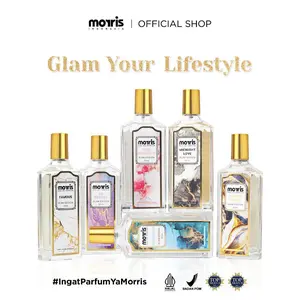 Morris EDP Glam Edition 100ml - Parfum Wanita Wangi dengan Aroma Pepper-Pink & Jasmine untuk Tampilan Romantis - Alis Top Notes Pear & Heart Notes Jasmine