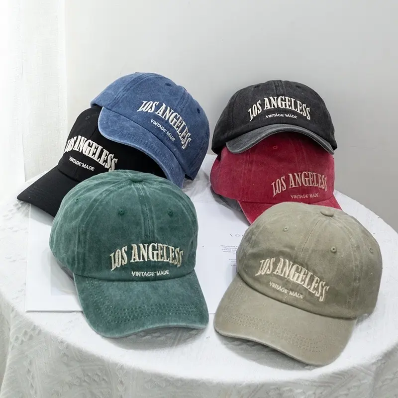 หมวกแก๊ปสไตล์วินเทจ ปัก Los Angeles มี 5 สี