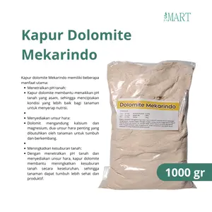 Pupuk Dolomite Kemasan Repack 1 Kg Kapur Pertanian Dolomite Kapur Tohor Mekarindo