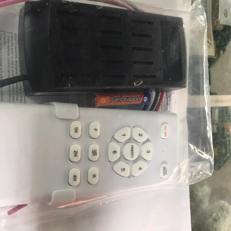 Bộ điều khiển remote quạt trần 6 số  cánh  cụp điện DC-AC  . Bộ nguồn biến tần 3 pha dùng thay thế cho quạt bị hỏng mạch - một bộ đầy đủ thay thế dễ dàng và dễ sử dụng - hướng dẫn chi tiết