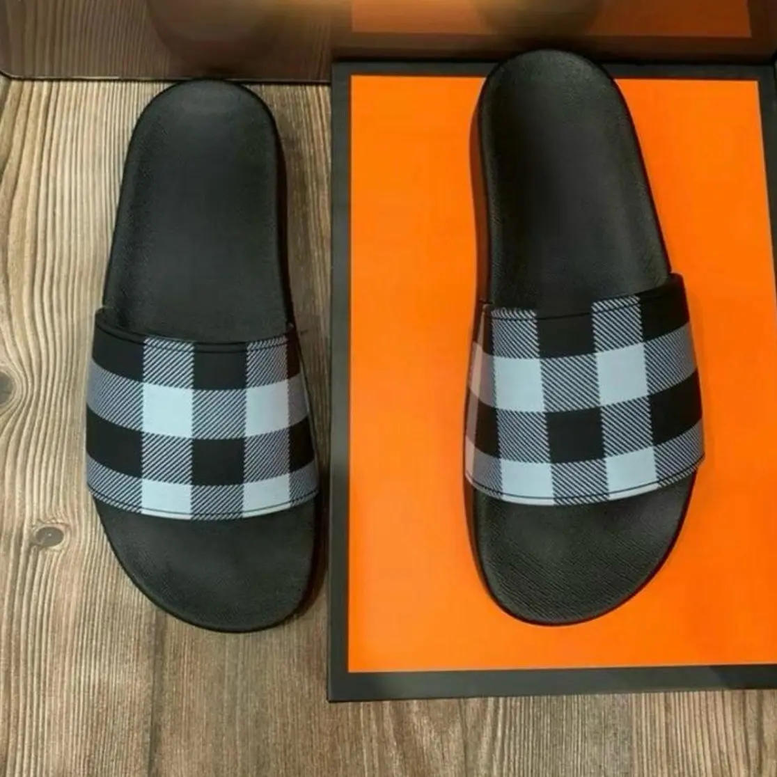 ( Dép Quai Ngang Nam )Siêu Hot ( BBR Xanh Đen Kẻ Ô )Bản chuẩn Like Ath 2024 dép  bbr dép  bbr Slipper DéP Đế Bằng Dép Lê