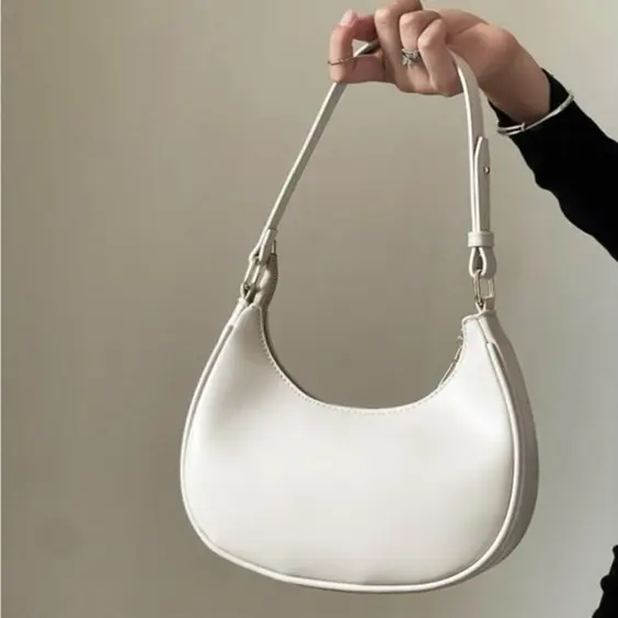 TAS BAHU WANITA MURAH - TAS BAHAN TB - SHOULDER BAG - TAS MURAH BISA COD Hitam Selempang