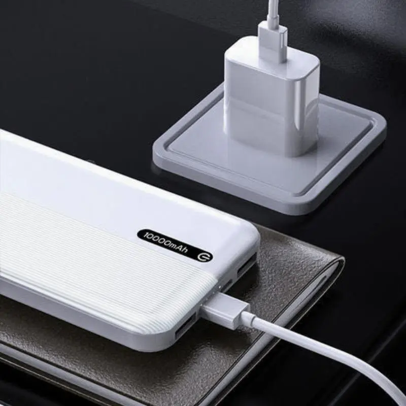 20K/10Kmah Power Bank with Micro & Type-C Inputs, Dual USB Outputs, LED Display Ultra-Portable for Travel, Daily Use, Compatible with iOS/Android & More 6