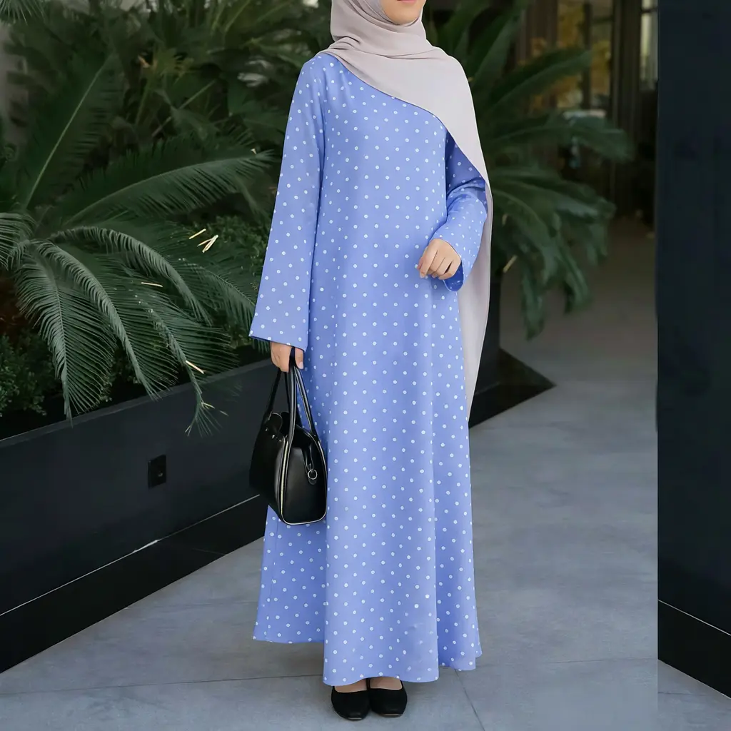 sachin and babi light blue dress elegant dress - Muslimah Wear Prices and Promotions - Muslim Fashion May  2026 main image 0