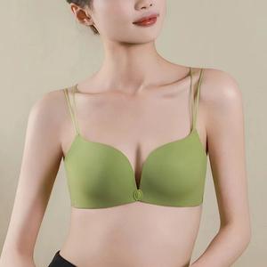 Áo Ngực Không Gọng, Dành Cho Phụ Nữ Và Trẻ Em Gái Sinh Viên, Không Dây, Nâng Ngực, Thoáng Khí Và Mỏng, Có 10 Màu, Áo Ngực Nữ, Thiết Kế Chun, Gợi Cảm