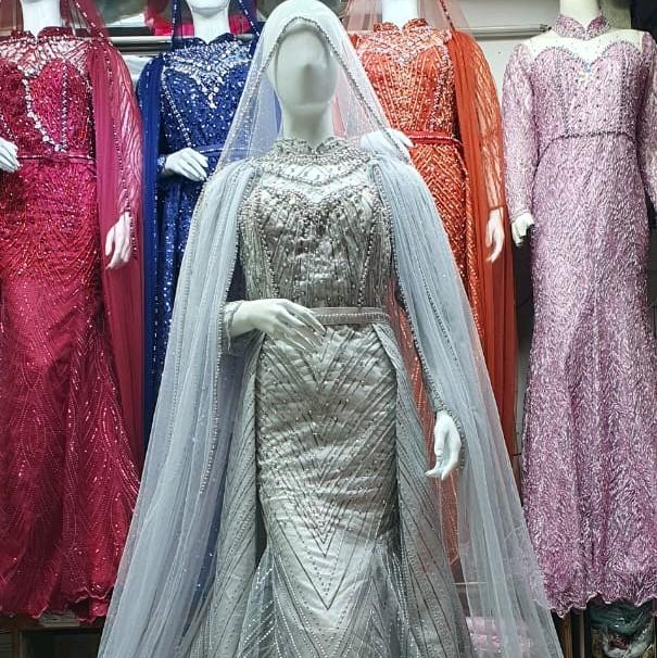 gown slim pengantin modern 8
