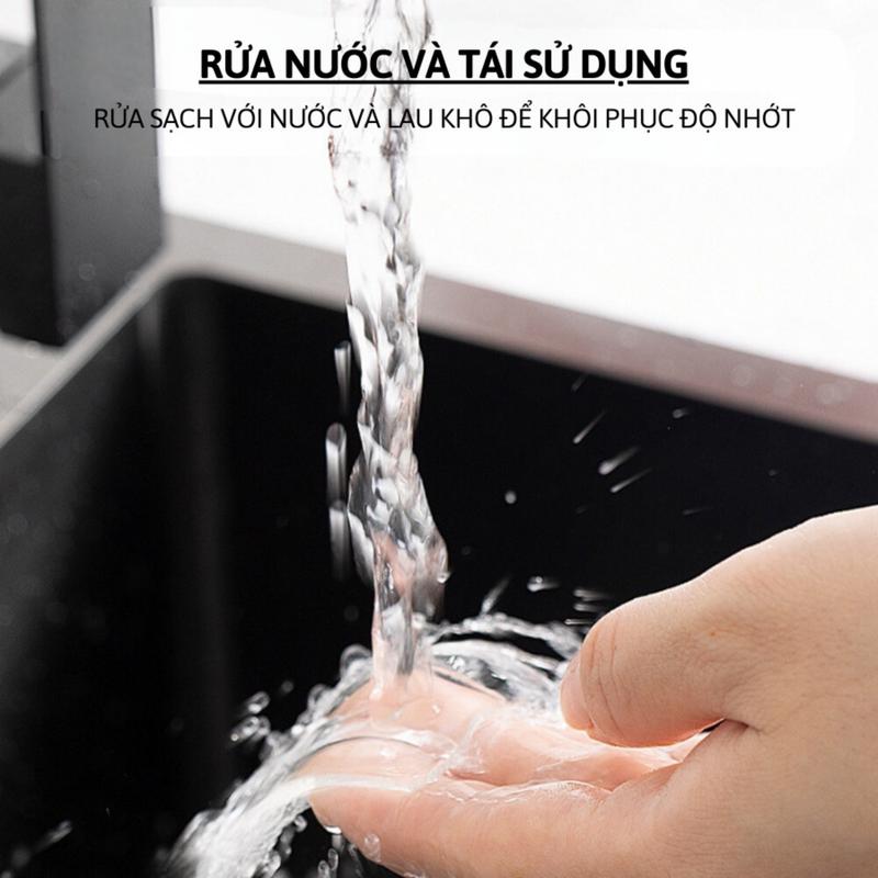 Băng Keo 2 Mặt Trong Suốt Dày 1mm Băng Dính 2 Mặt Siêu Dính Cho Nhiều Vật Dụng Dài 1 2 3 5M RIN 5