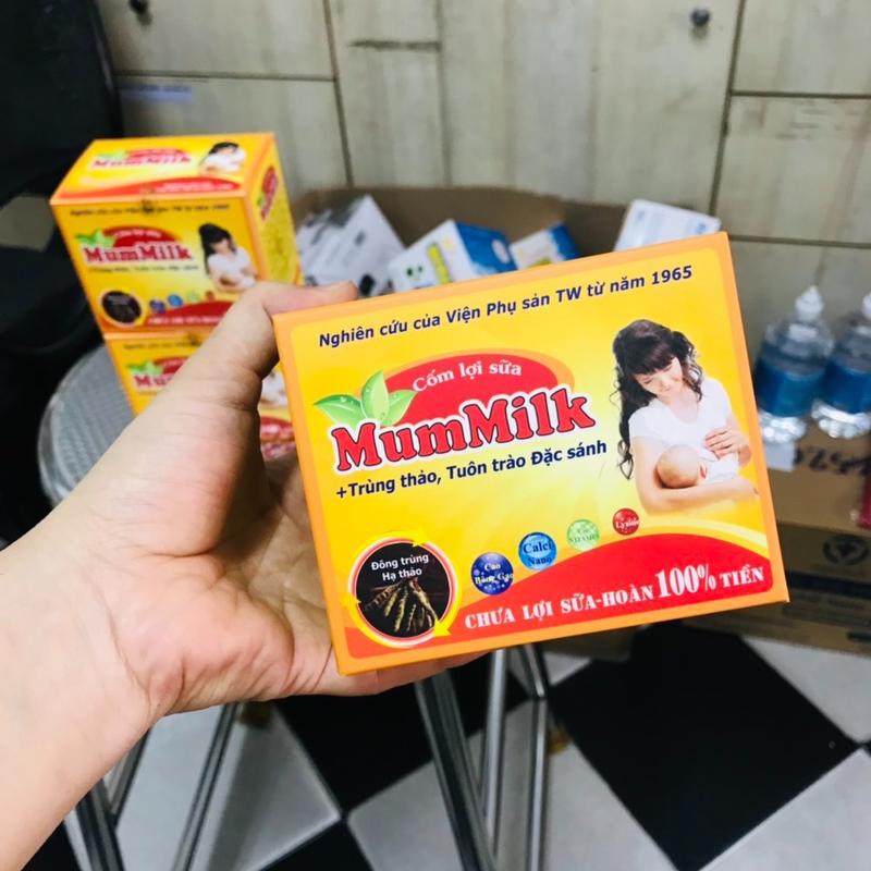 MumMilk Cốm Lợi Sữa Hộp 20 Gói 2 Gói + 150 ML Nước Ấm Hoặc Nóng Ngày Dùng 3 Lần Trước Khi Cho Con Ú