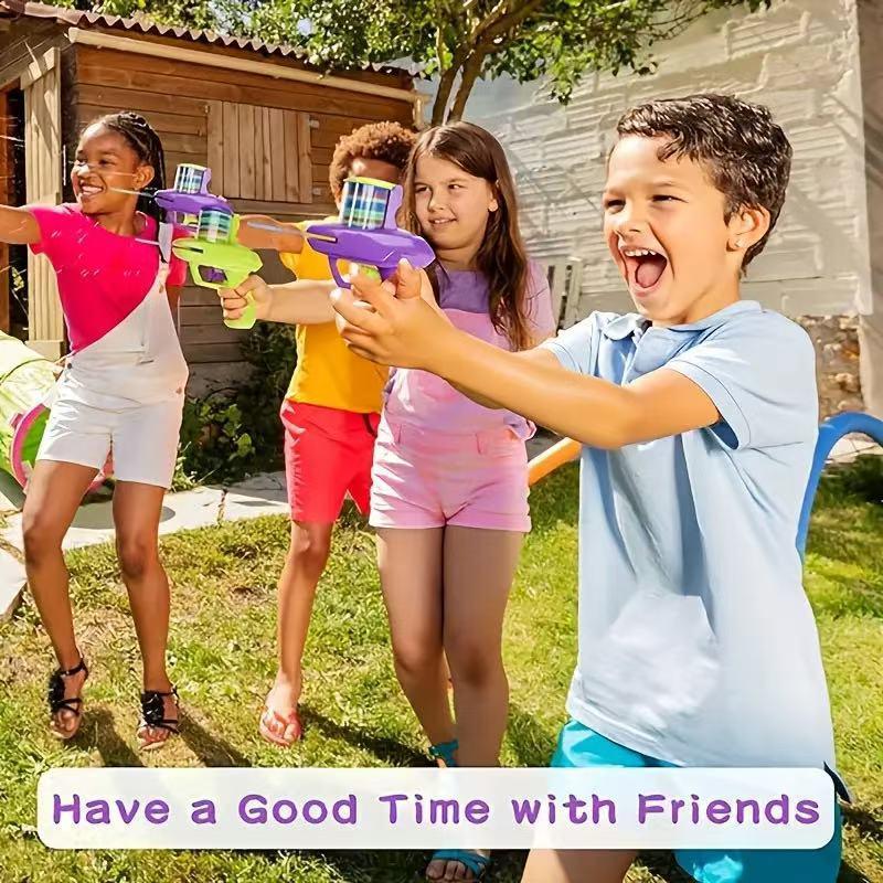 Product Introduction of Handheld Flying Saucer Launcher, 1 Box Foam Disc Launcher, Outdoor Sports Toy for Kids, Fun Gift for Boys & Girls 6