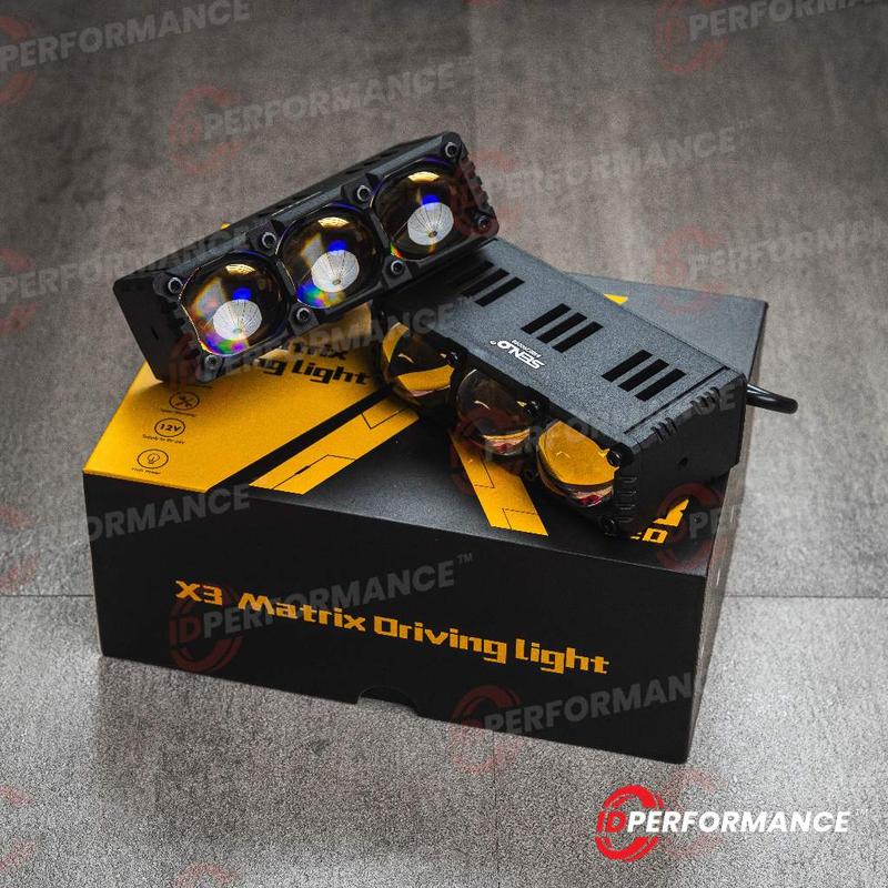 MINI PROJIE SENLO X3 PLUS V3 BLUE LENS 140 WATT FOGLAMP LASER LAMPU ...