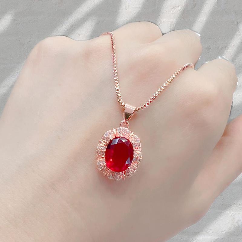 Tiktok Live Streaming on Kwai Jewelry Suit 18K Gold Plated Imitation Natural Gem Tourmaline Rings Pendants Necklace Ear Stud 4