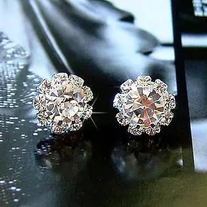 💍SAM💍 FA57 Anting Wanita DIAMOND Gaya Korean Women Stud Earrings Aksesoris Murah Gelang Amber