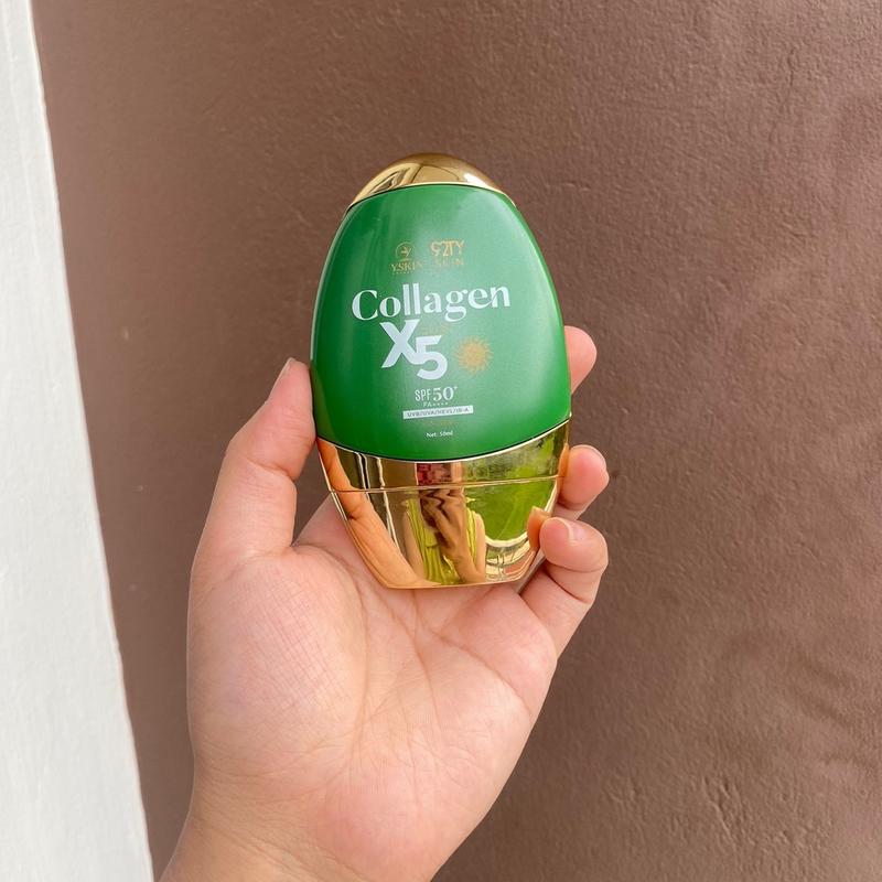 Kem Chống Nắng Phổ Rộng Collgenx5 đa tầng 7 màmg lọc SPF 50+,PA++++ 50ML Dưỡng Ẩm Da