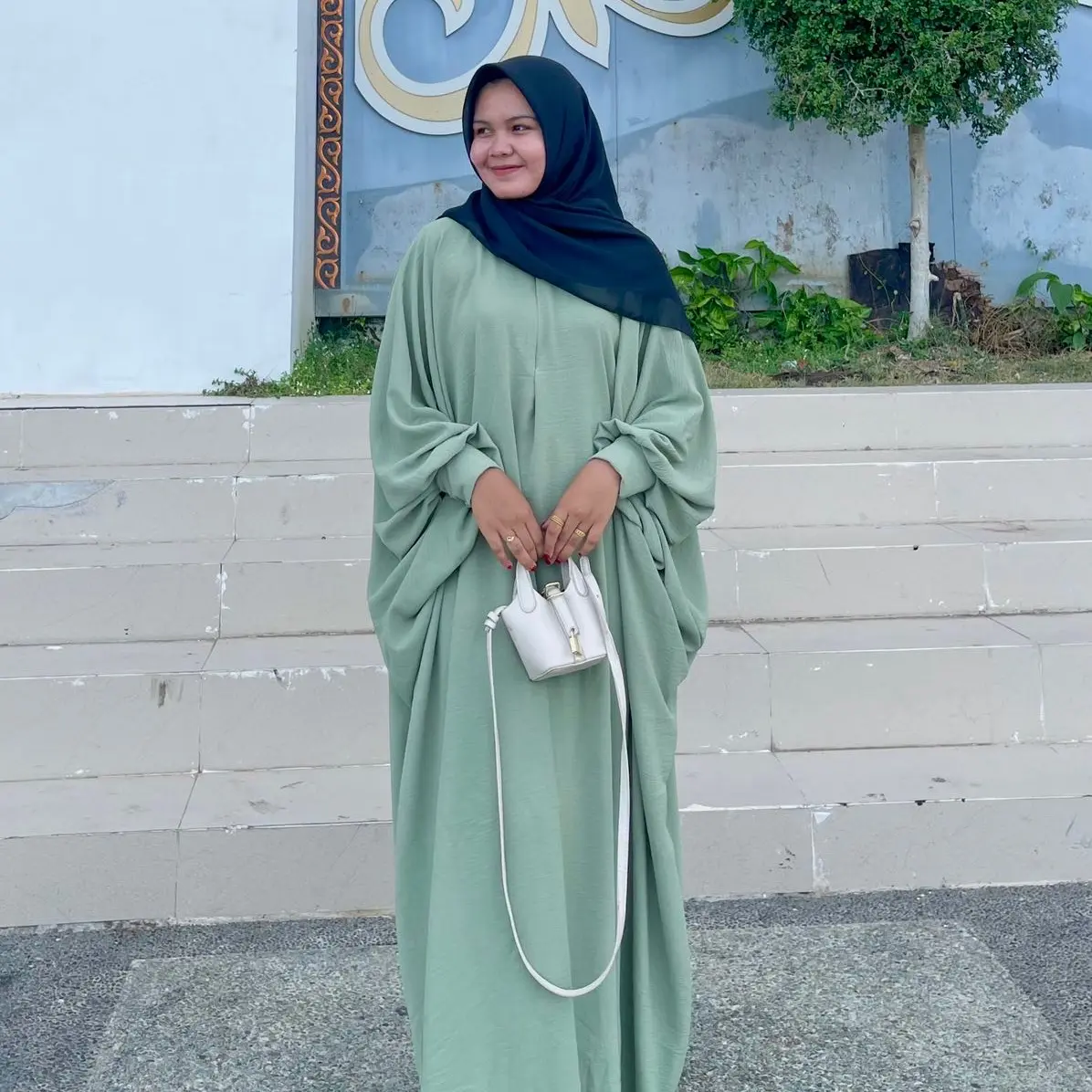 Kaftan Sania Matterial Crinkle Airflow