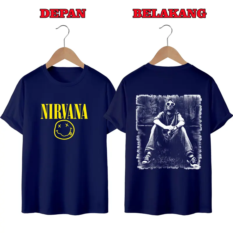 KAOS DISTRO PRIA KEREN, TERMURAH BISA COD,NIRVANA 3