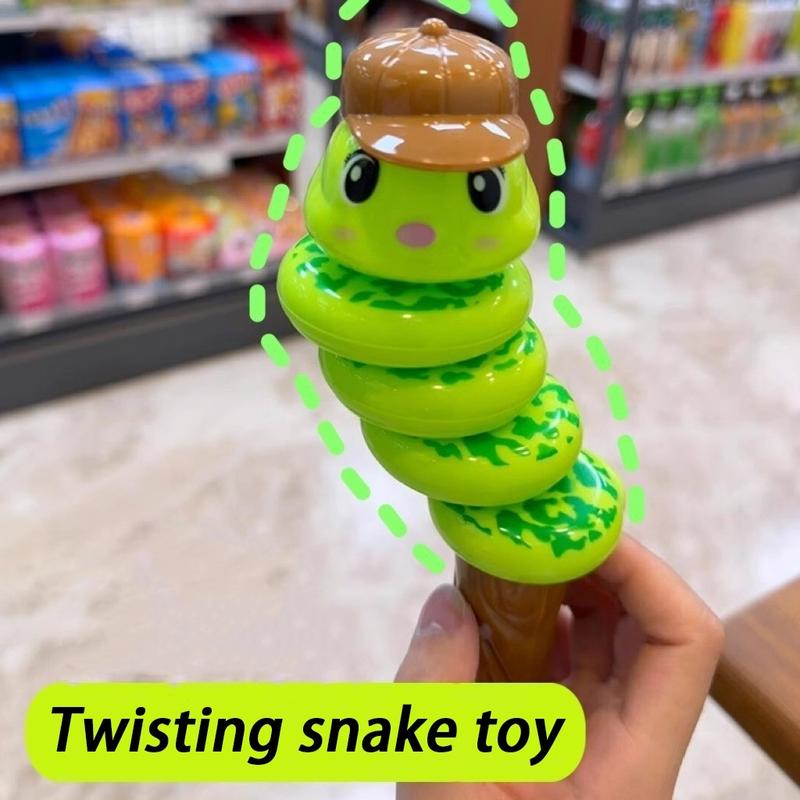 Whistle twisting snake Toys rattle Toy stress relief fun Mainan ...
