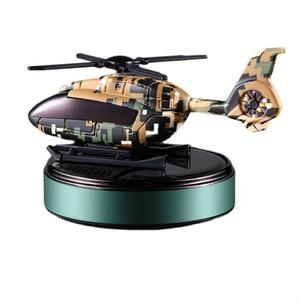 Solar Powered Spinning Helicopter Freshener, 1 Piece Car Air Freshener, Helicopter Solar Energy Rotating Aromatherapy Aviation Diffuser