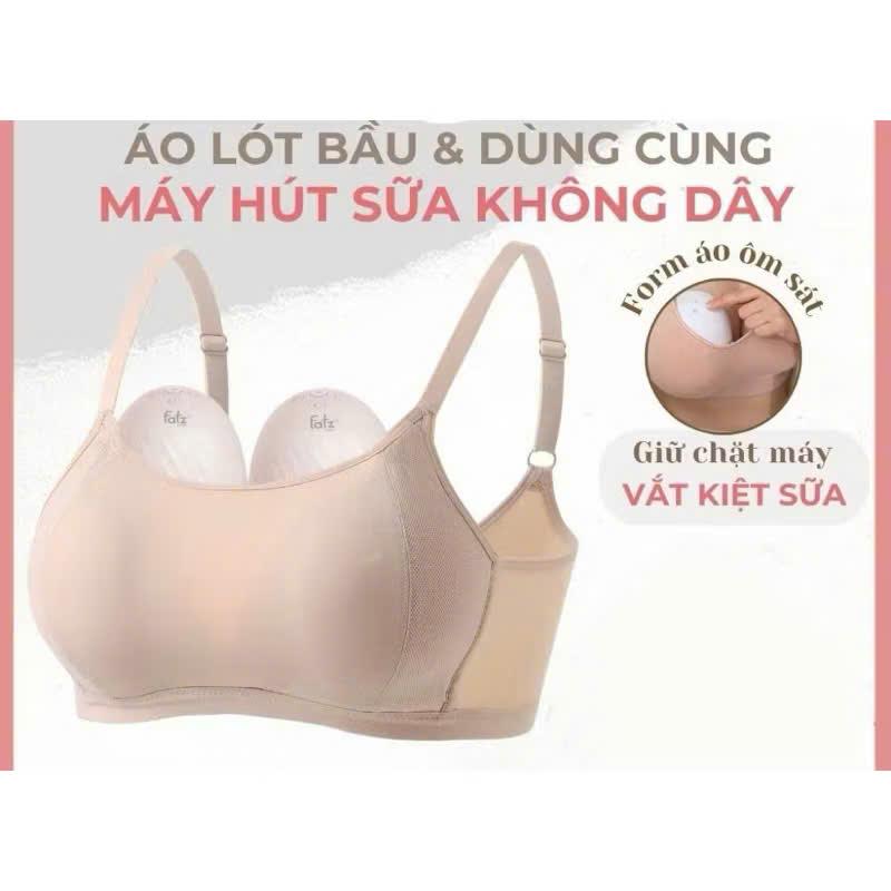 Tặng nới Áo lót bầu và hút sữa cho máy không dây CubonMama 231