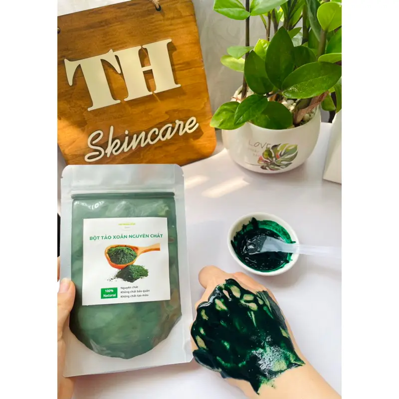 Combo 4: Bột tảo xoắn + Dẻo bạc hà + Ngũ hoa hạt 5