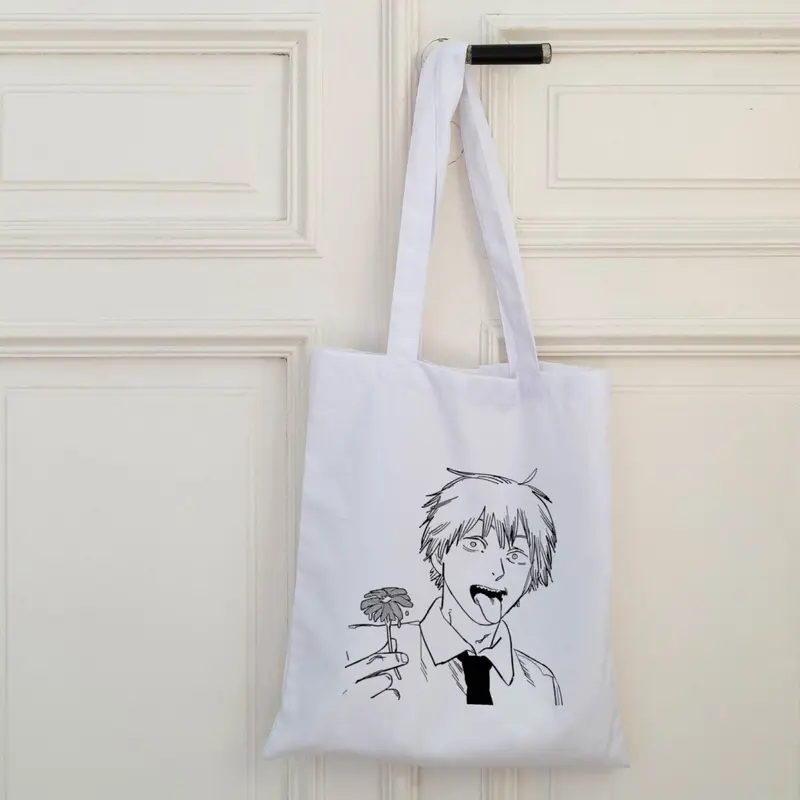 CHAINSAW MAN CANVAS BAG / TOTEBAG CUSTOM / Bahan Baby Kanvas 0