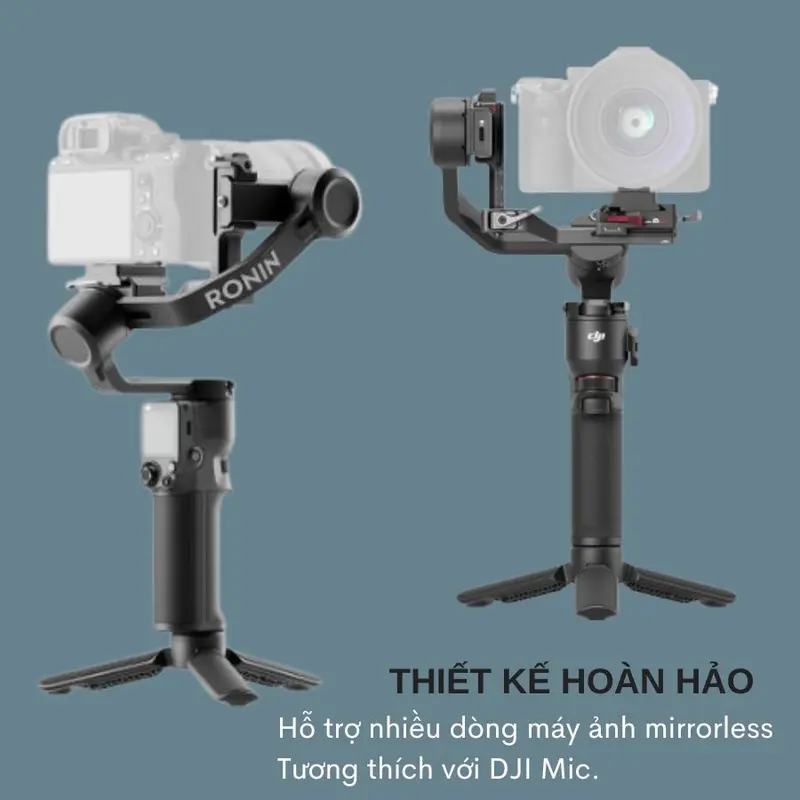 Tay cầm chống rung DJI RS 3 Mini - Gimbal chống rung máy ảnh 3 trục, chụp dọc ấn tượng màn hình cảm ứng, pin tối đa 10h 1