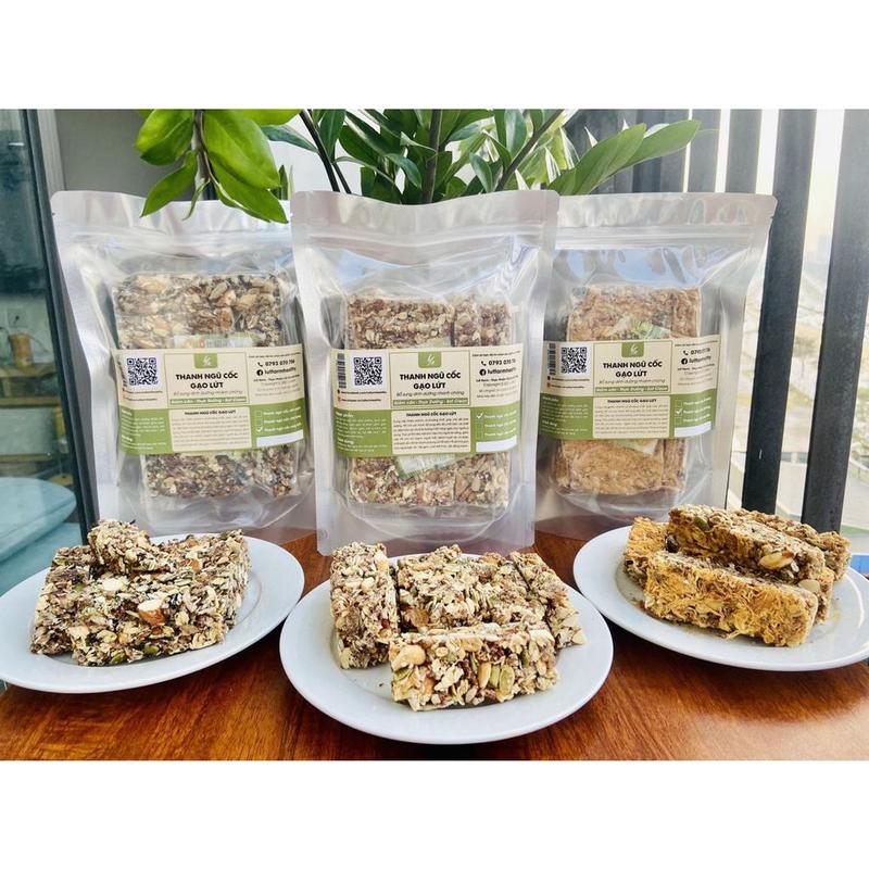 Thanh Gạo Lứt Hạt Dinh Dưỡng 250gr Snack Ăn Vặt 0