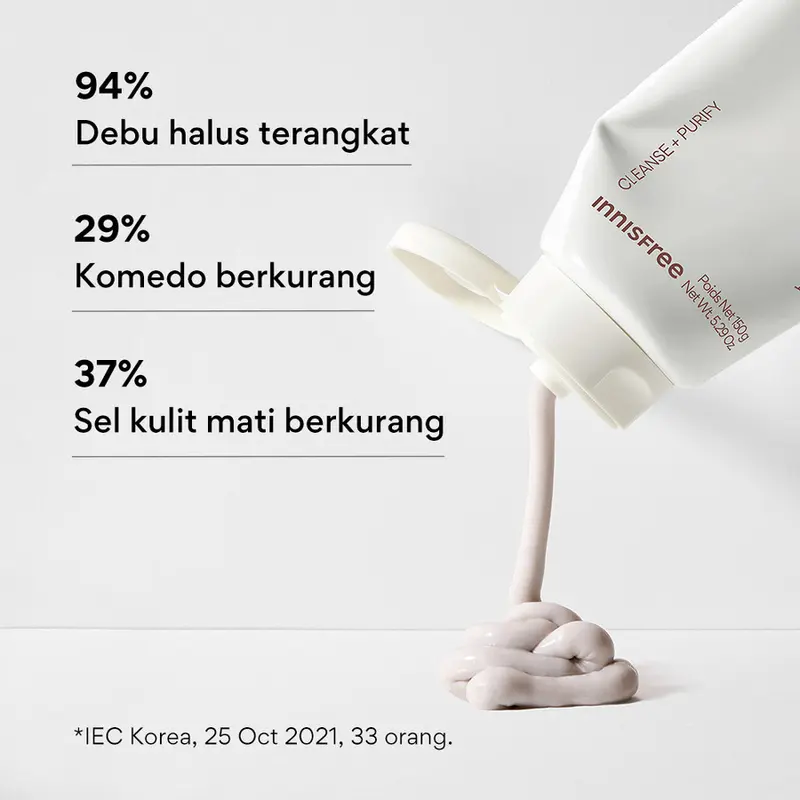 Innisfree Volcanic Pore BHA Cleansing Foam Pembersih Wajah 150ml 1
